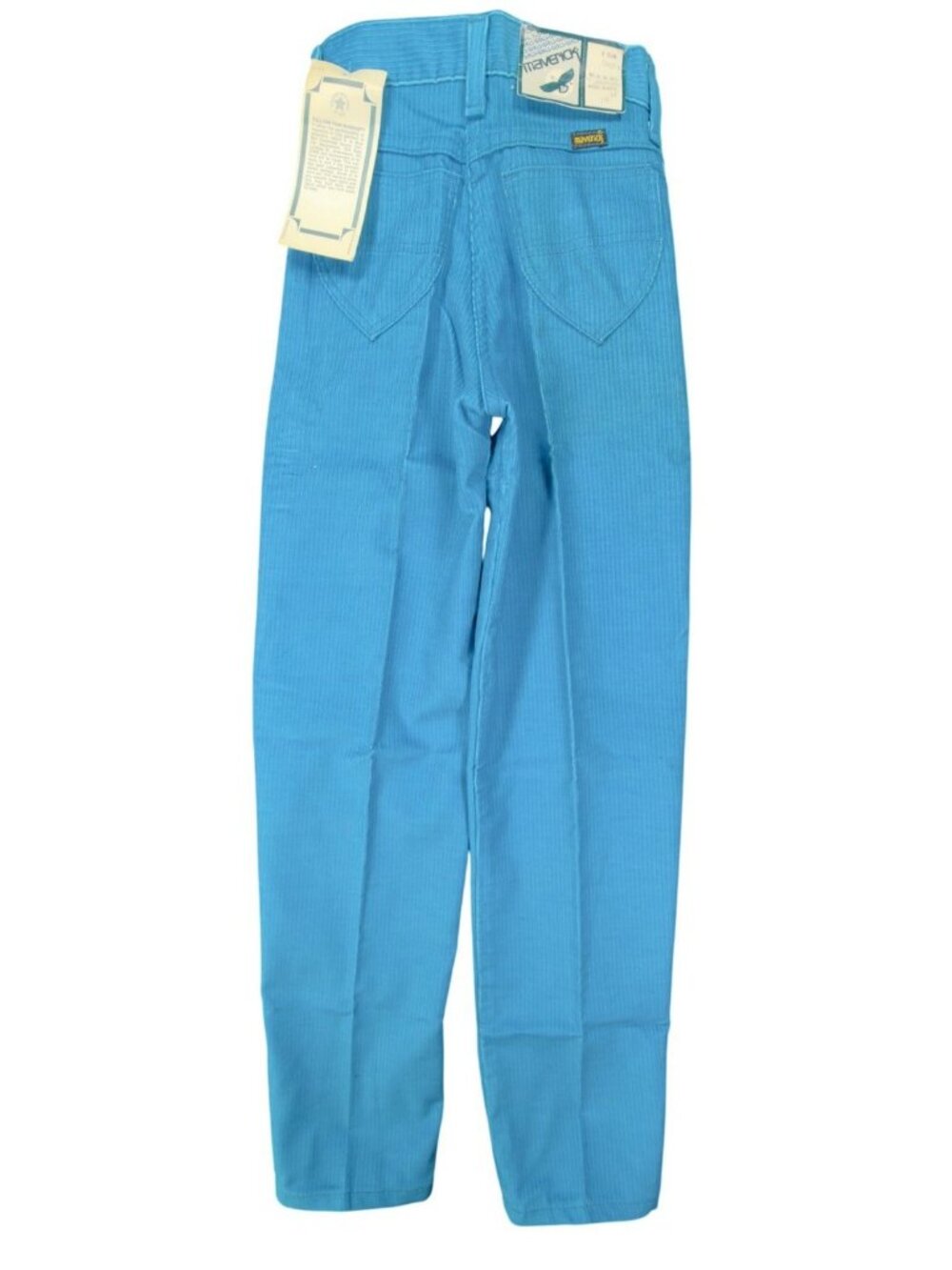 Maverick Girls' 8 Slim Blue Corduroy Pants Vintage 80s Deadstock NWT